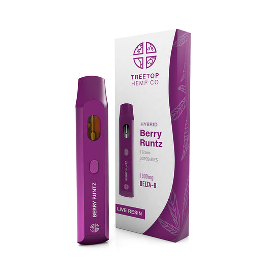 Berry Runtz - 2 gramos De Resina viva - Vape recargable - Delta 8